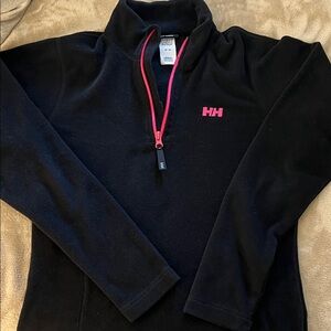 Helly Hansen Women's Black and Pink Turtleneck Sweater
